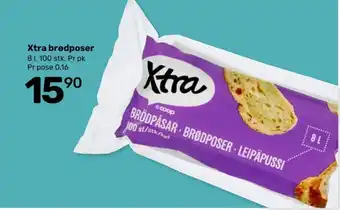 Coop Marked Xtra brødposer tilbud