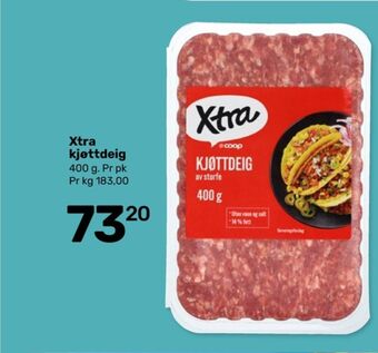 Coop Marked Xtra kjøttdeig tilbud