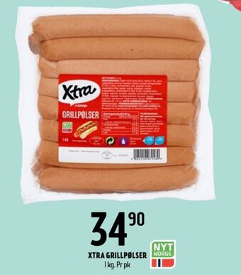 Coop Prix Xtra grillpølser tilbud