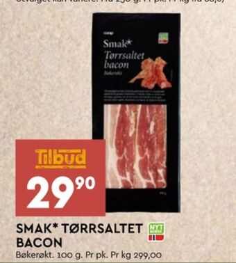 Coop Mega Smak bacon tilbud