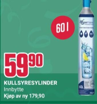 Europris Sodastream kullsyrepatron tilbud
