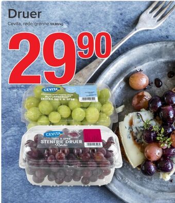 Eurospar Cevita druer tilbud