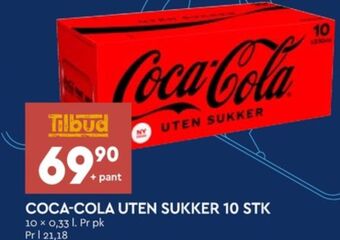 Coop Mega Coca-cola zero brus tilbud
