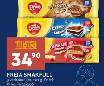 Coop Mega Smakfull sjokoladeplate tilbud