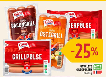 Coop Prix Utvalgte Gilde Pølser tilbud