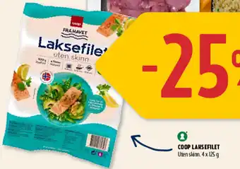 Coop Prix Coop Laksefilet tilbud