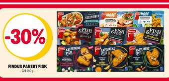 Coop Extra Findus Panert Fisk tilbud