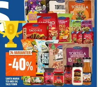 Coop Obs Santa Maria Tex-Mex og Tao Town tilbud