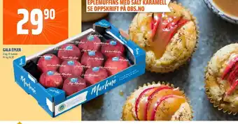 Coop Obs Gala Epler tilbud