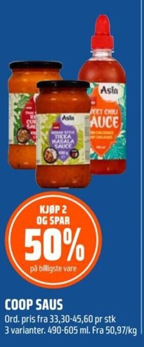 Coop Obs Coop Saus tilbud