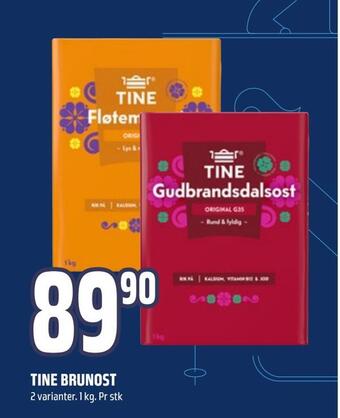 Coop Obs Tine brunost tilbud