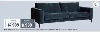 Bohus Burbank 3 seter xl sofa tilbud