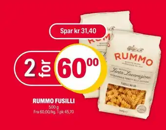 Coop Extra Rummo fusilli tilbud
