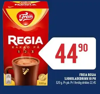 Freia regia sjokoladedrikk 10 pk