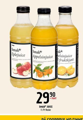 Coop Prix Smak* juice tilbud