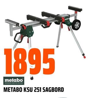 Obs Bygg Metabo ksu 251 sagbord tilbud