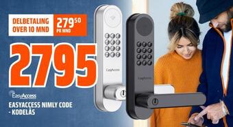 Obs Bygg Easyaccess nimly code - kodelås tilbud