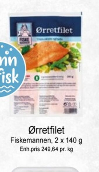 Joker Fiskemannen ørretfilet tilbud