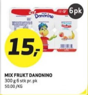 Bunnpris Danonino yoghurt tilbud
