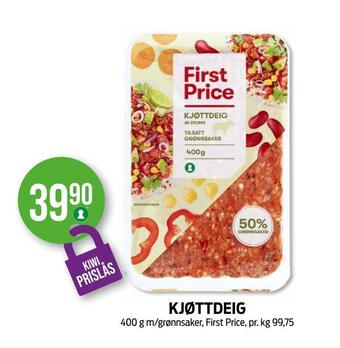Kiwi Kjøttdeig tilbud