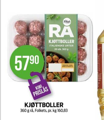 Kiwi Kjøttboller tilbud