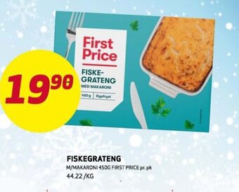 Bunnpris Fiskegrateng tilbud