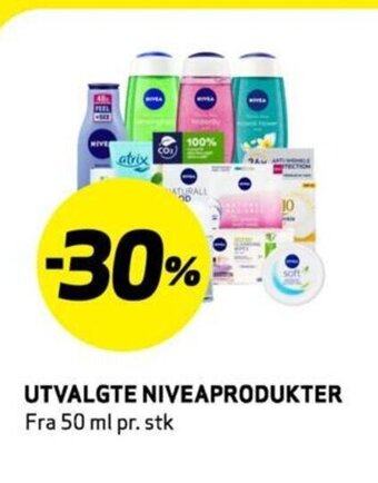Bunnpris Utvalgte Nivea Produkter tilbud