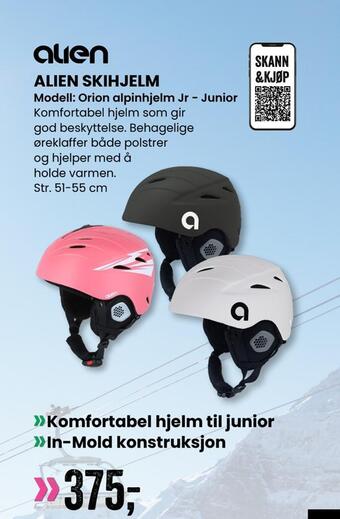 Sport Outlet Alien skihjelm tilbud