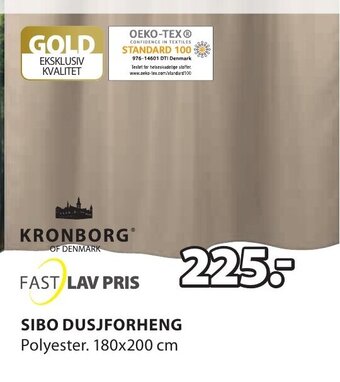 JYSK Sibo Dusjforheng tilbud