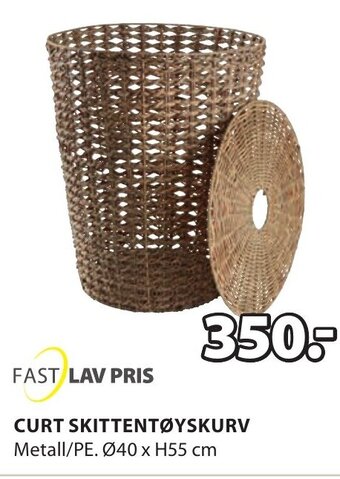 JYSK Curt Skittentøyskurv tilbud