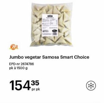 Storcash Jumbo Vegetar Samosa Smart Choice tilbud