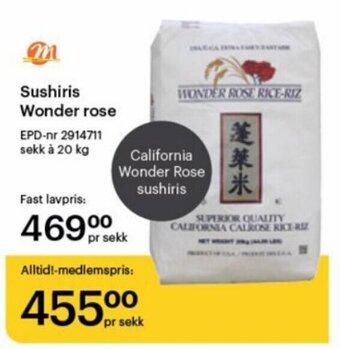 Storcash Sushiris Wonder Rose tilbud