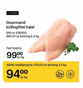 Storcash Gourmand kyllingfilet halal tilbud
