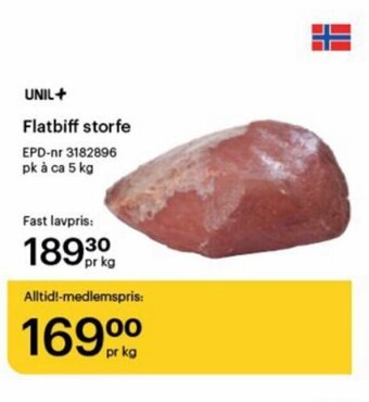 Storcash Flatbiff Storfe tilbud