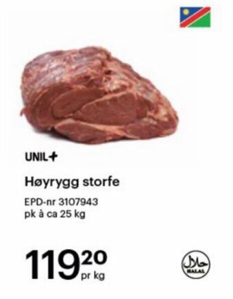 Storcash Høyrygg Storfe tilbud