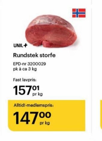 Storcash Rundstek Storfe tilbud