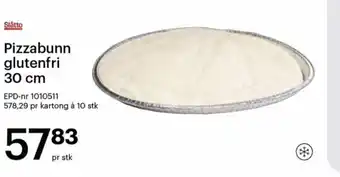 Storcash Pizzabunn Glutenfri 30cm tilbud