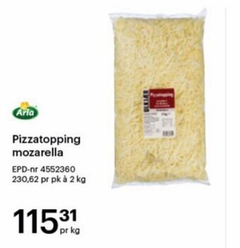 Storcash Pizzatopping Mozzarella tilbud