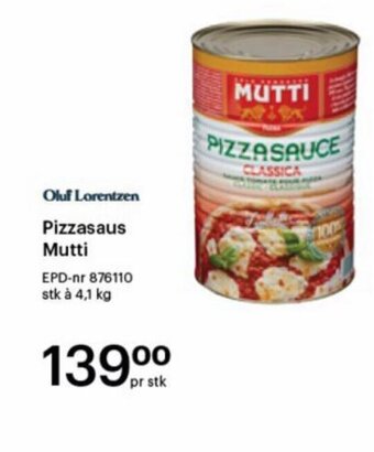 Storcash Pizzasaus Mutti tilbud