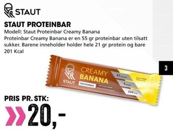 Sport Outlet Staut Proteinbar tilbud
