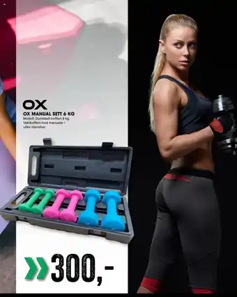 Sport Outlet OX Manual Sett 6kg tilbud