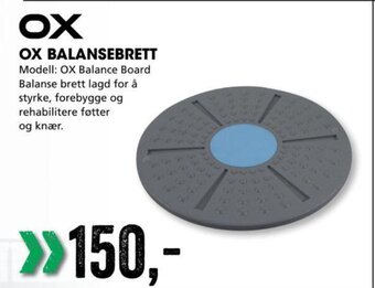 Sport Outlet OX Balansebrett tilbud