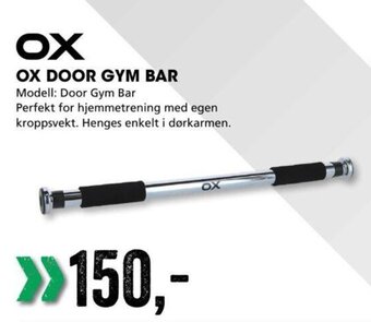 Sport Outlet OX Door Gym Bar tilbud