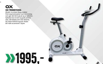 Sport Outlet OX Trimsykkel tilbud