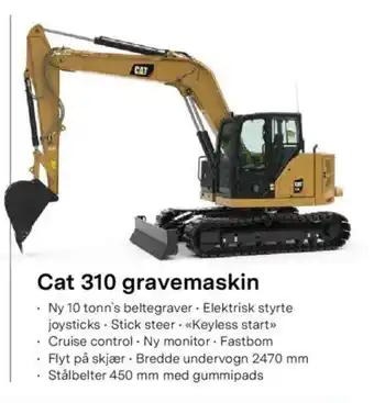 Cat 310 Gravemaskin