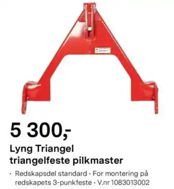 Felleskjøpet Lyng Triangel Triangelfeste Pilkmaster tilbud
