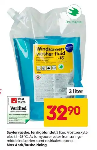 Rusta Spylervæske, ferdigblandet tilbud