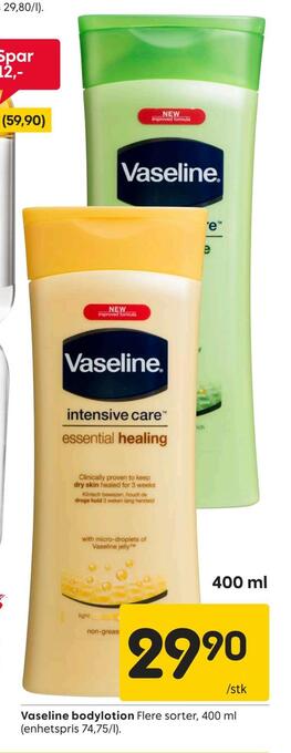 Rusta Vaseline bodylotion tilbud