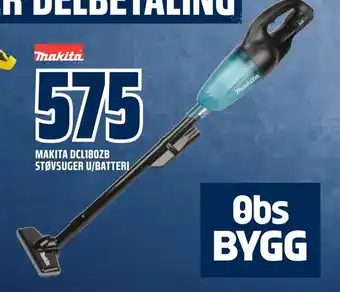 Coop Obs Makita DCL180ZB Støvsuger U/Batteri tilbud