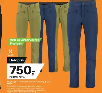 XXL Sport Haglöfs Kyla Softshell Pant, Softshellbukse, Dame/ Herre tilbud